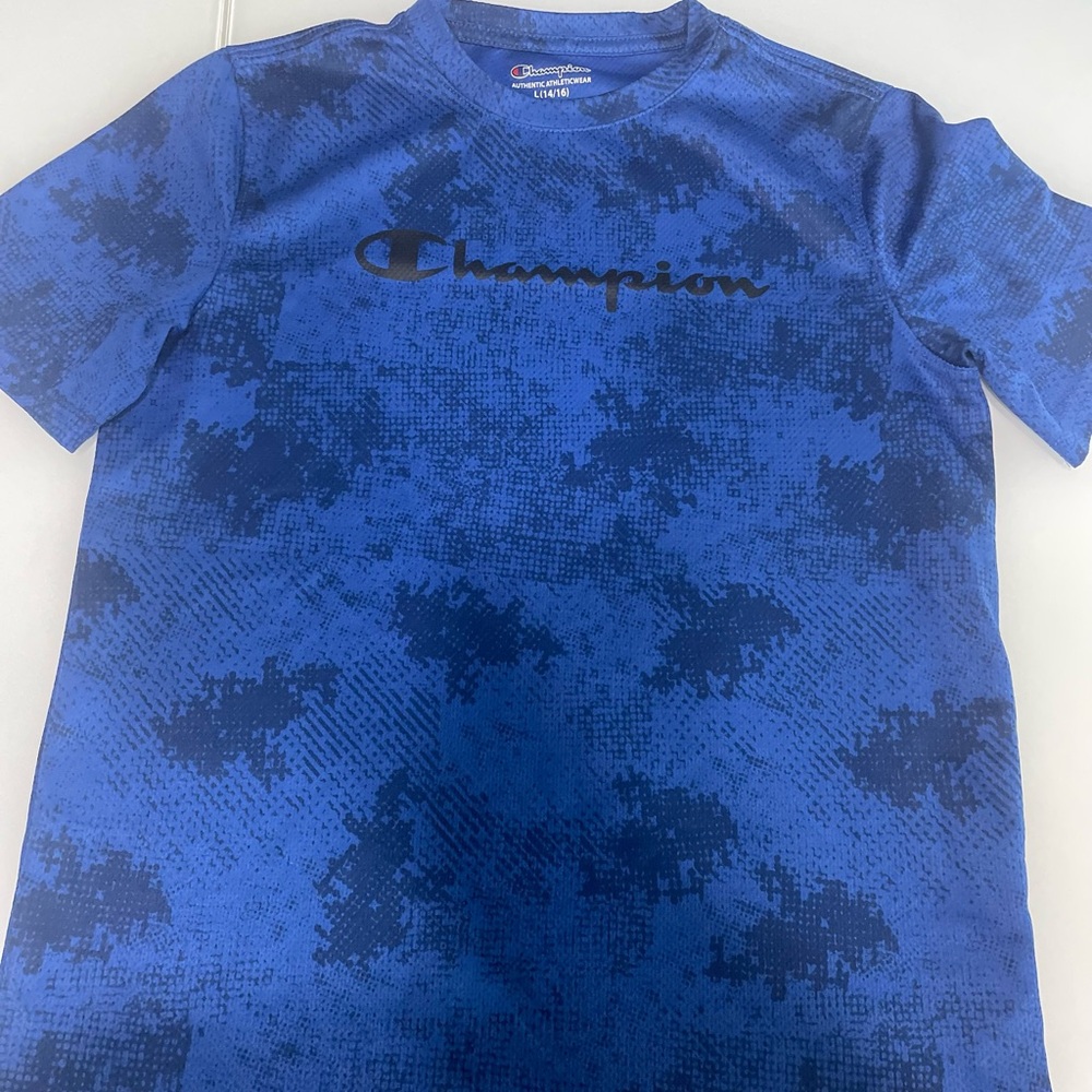 Champion Blue Graphic T-Shirt